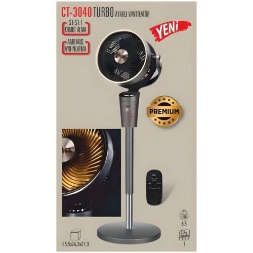 Cata CT-3040 Turbo Ayaklı Vantilatör