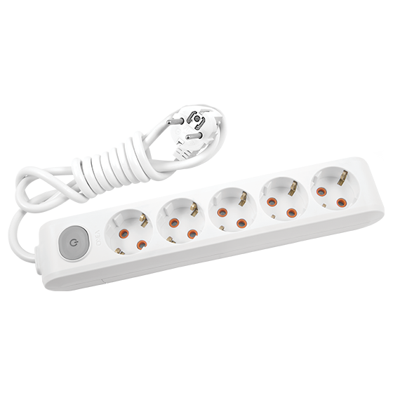 VİKO Multi-Let 5li Topraklı Ç.K Anahtarlı 5mt Priz