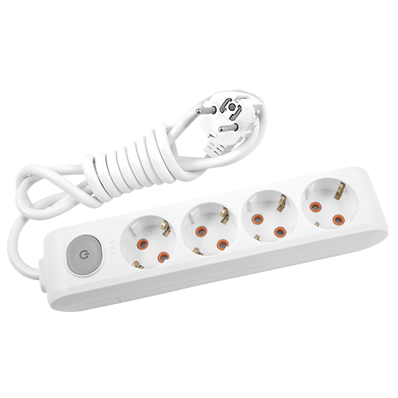 VİKO Multi-Let 4lü Topraklı Ç.K Anahtarlı 3mt Priz